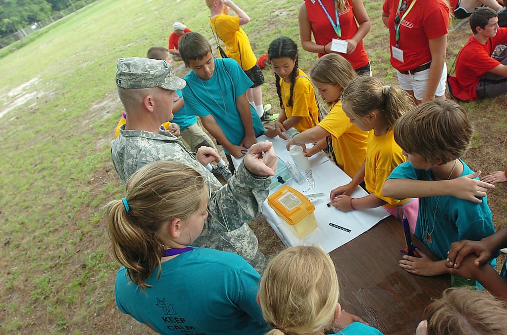Military kids enjoy 8th annual Va. Guard Youth Camp