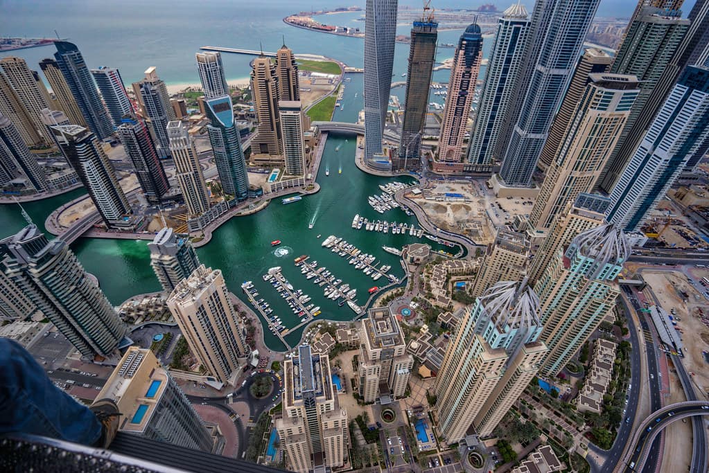 Over The Harbour In Dubai