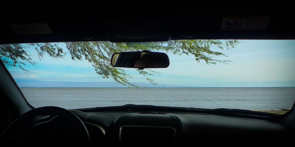 Drive-in Beach on Molokai