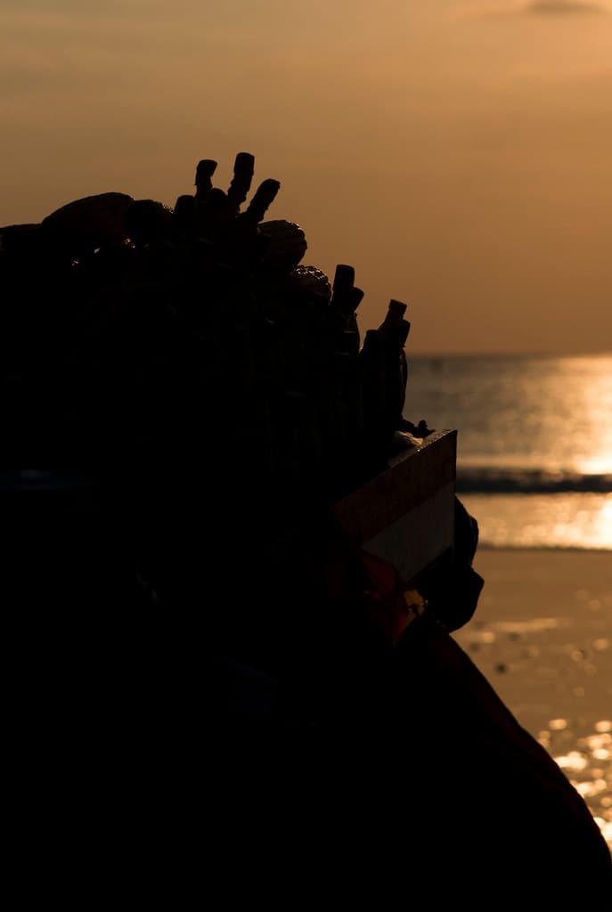 Sunset in Jimbaran with Jagung Bakar