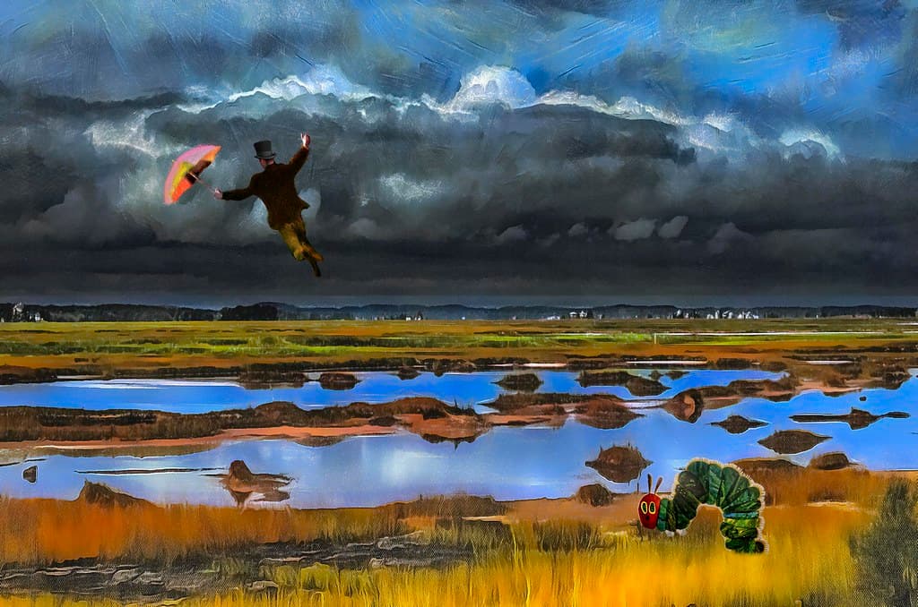 Windy Day on the Marsh