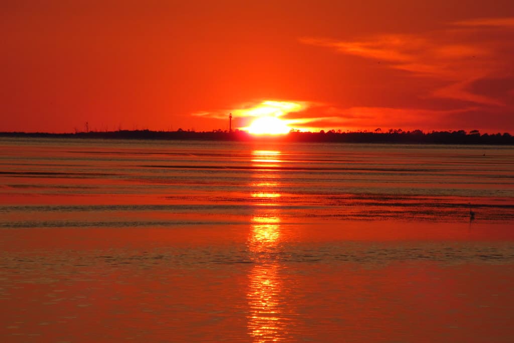 Anclote Key from Sunset Beach