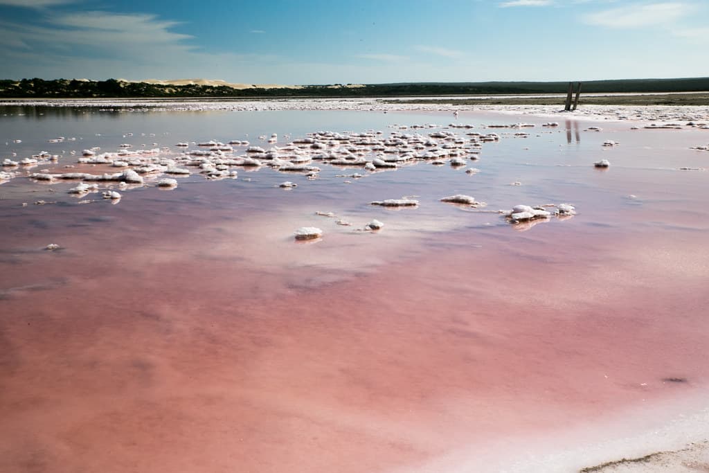 Salt lake at Point Sinclair