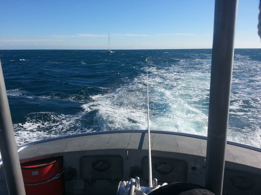 Coast Guard completes 10-hour tow of sailboat off NC