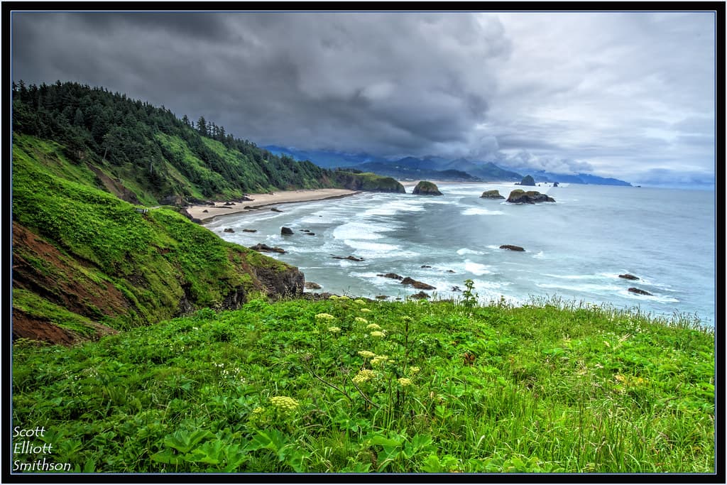 Ecola Point, Oregon, Looking South
