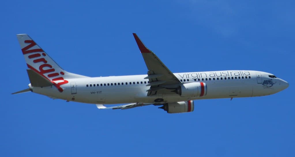 VH-YIT Boeing 737-8FE (cn 38717-4194) Lammermoor Beach Virgin Australia Airlines.