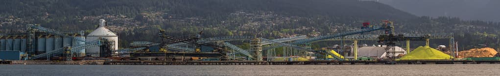 Kinder Morgan Canada Terminals UlC from Stanley Park (Vancouver BC, Canada)