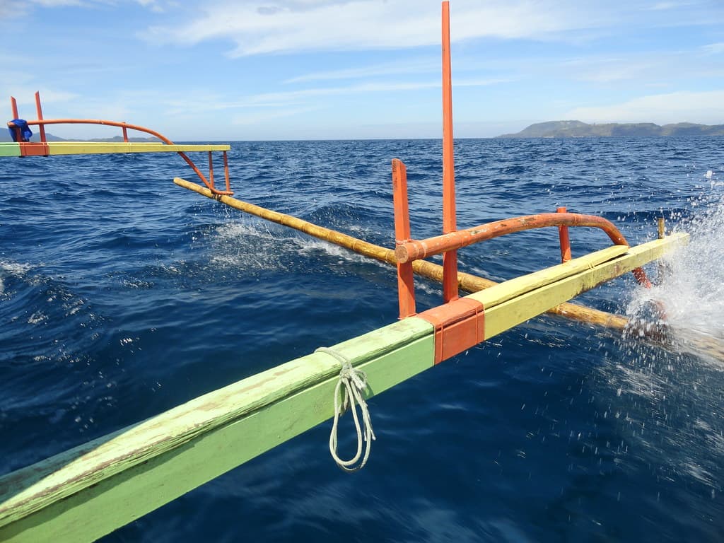 Outrigger Canoe to Pulau Bangka, Sulawesi