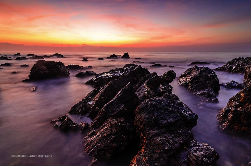 Kemasik Beach Colourful Moment