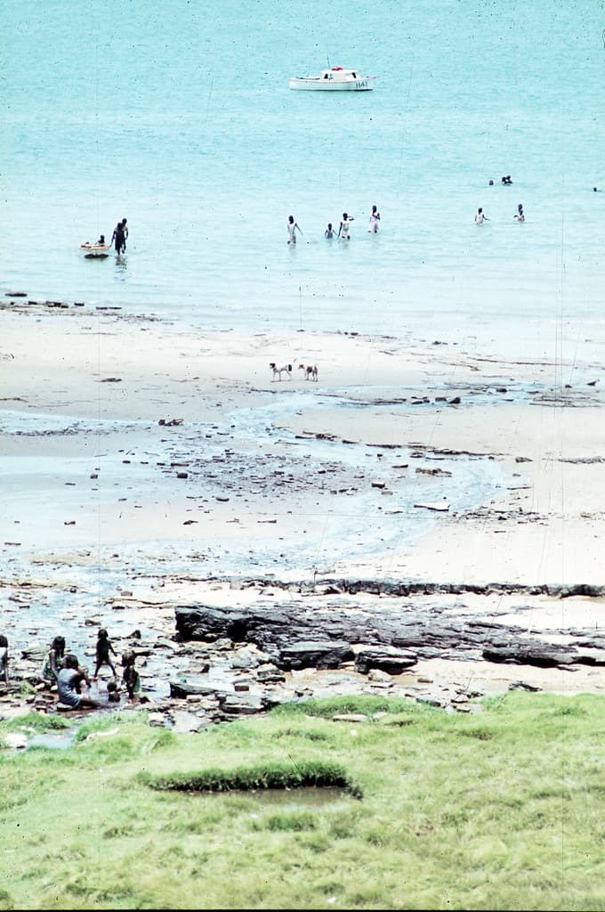 Galiwin'ku beach with freshwater springs