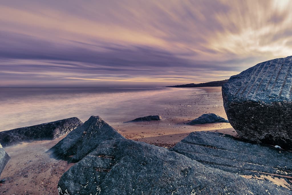 Distant shore