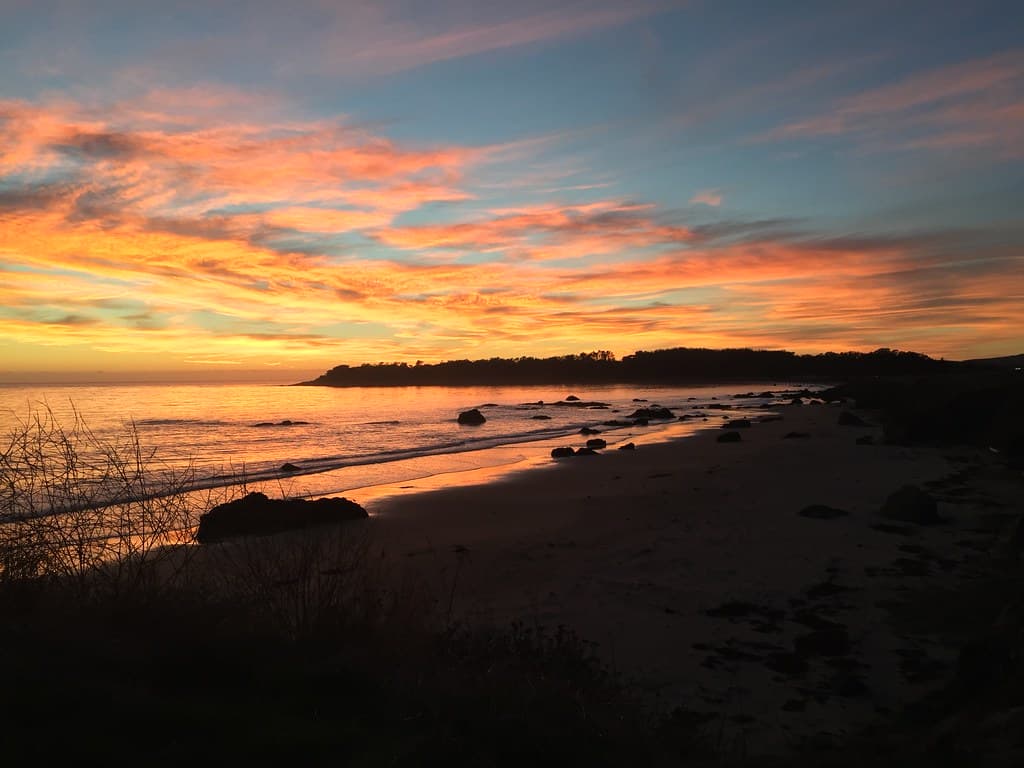 San Simeon sunset
