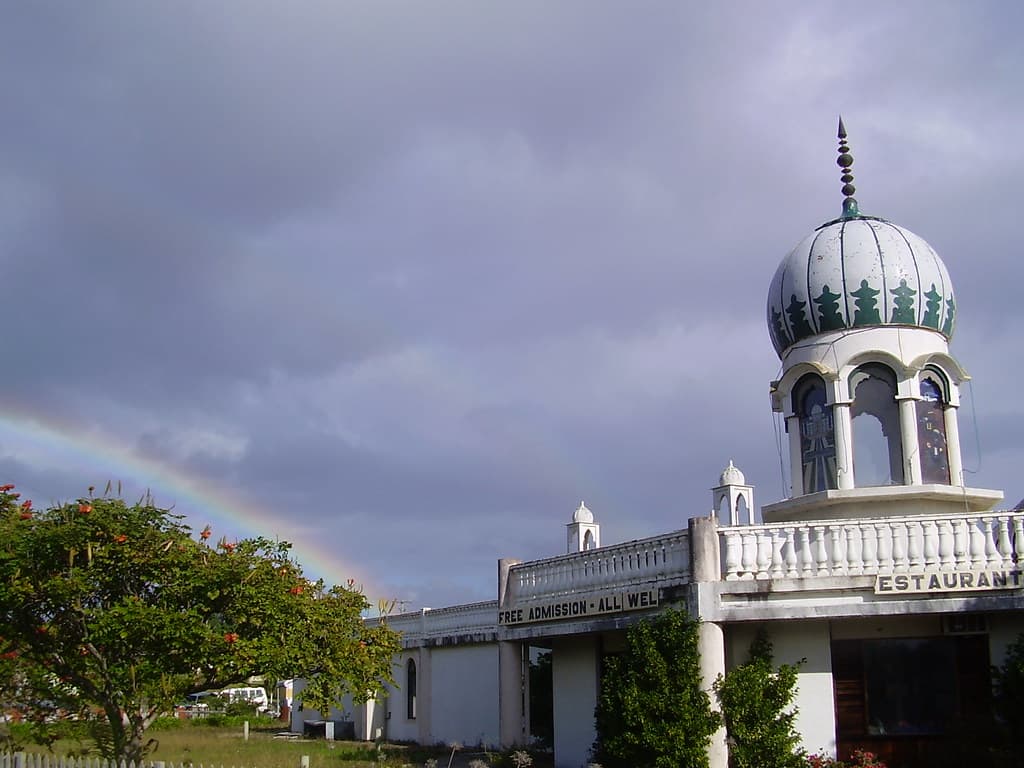Rainbow at the Raj Mahal