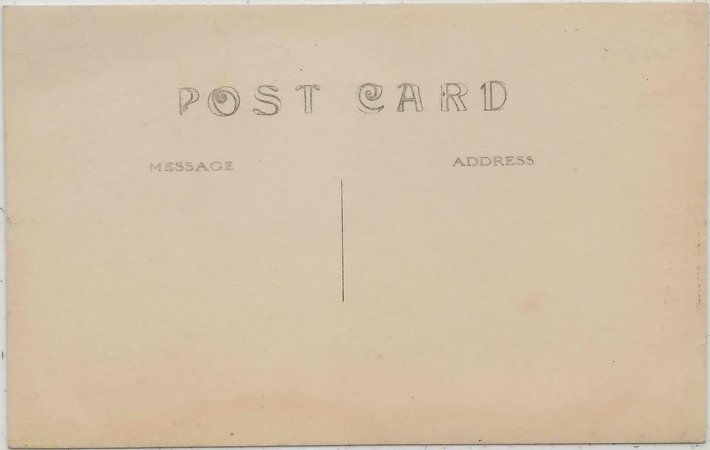 NW Leelanau Leland MI RPPC c.1910 BEFORE HARBOR Carp River Outlet & Old Commercial Fishing Shanty on Beach looking South to Pyramid Point from the Town Beach looking Southwest PHOTOGRAPHER UNK9
