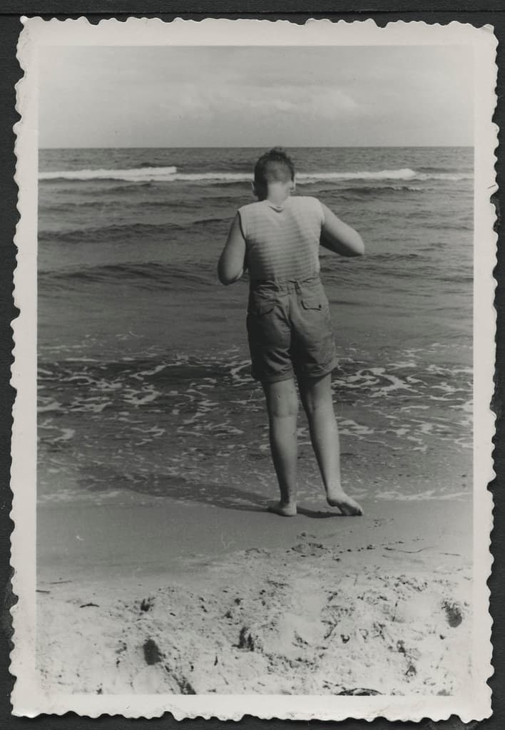 Archiv2(B)735 Strandszene, 1950er