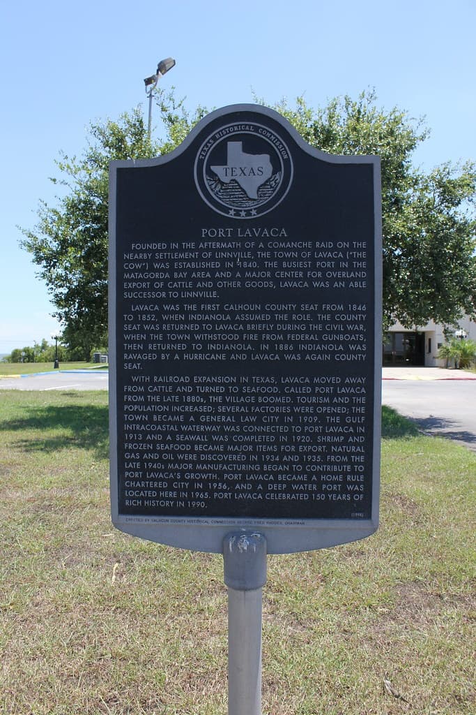 Port Lavaca, Texas Historical Marker