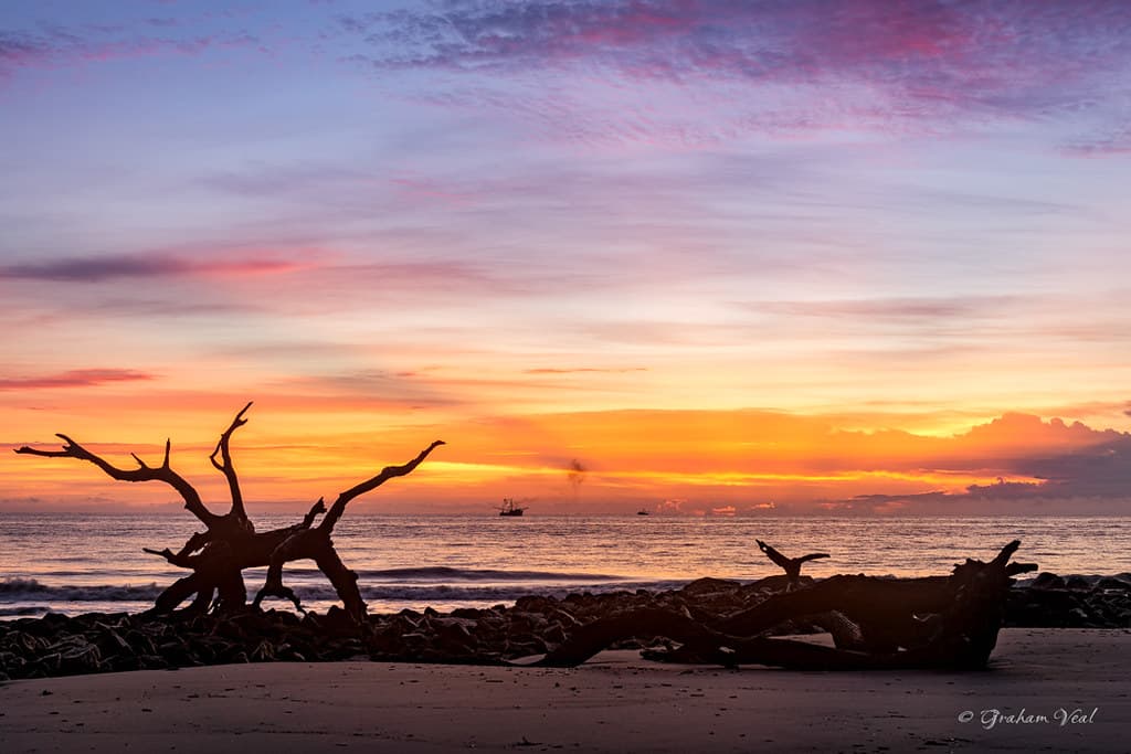 Cloudy sunrise
