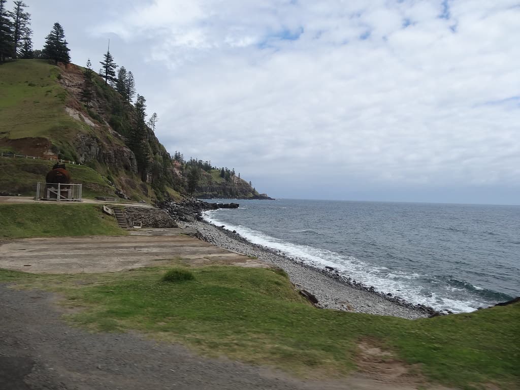 Norfolk Island. Coast near Kingston.