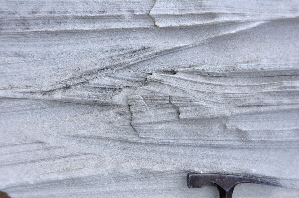 Trough cross-bedded sandstone