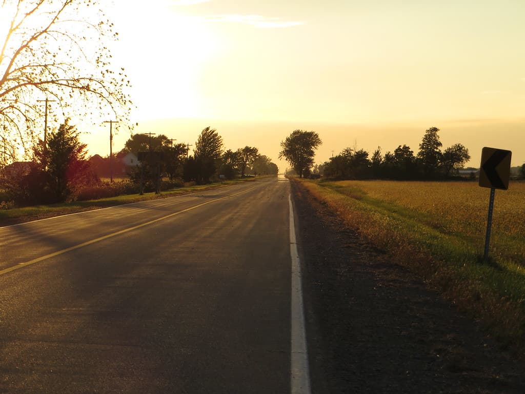 Beautiful Sunset in Chatham-Kent Region of Southern Ontario