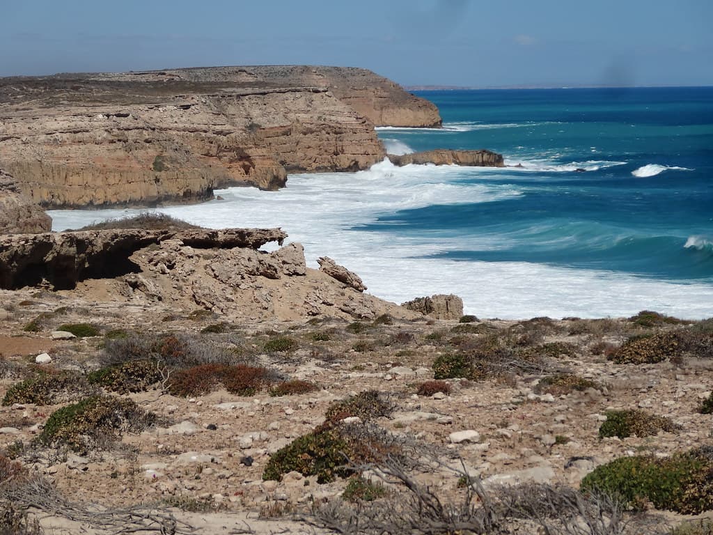 Elliston. The cliff top coastal drive.