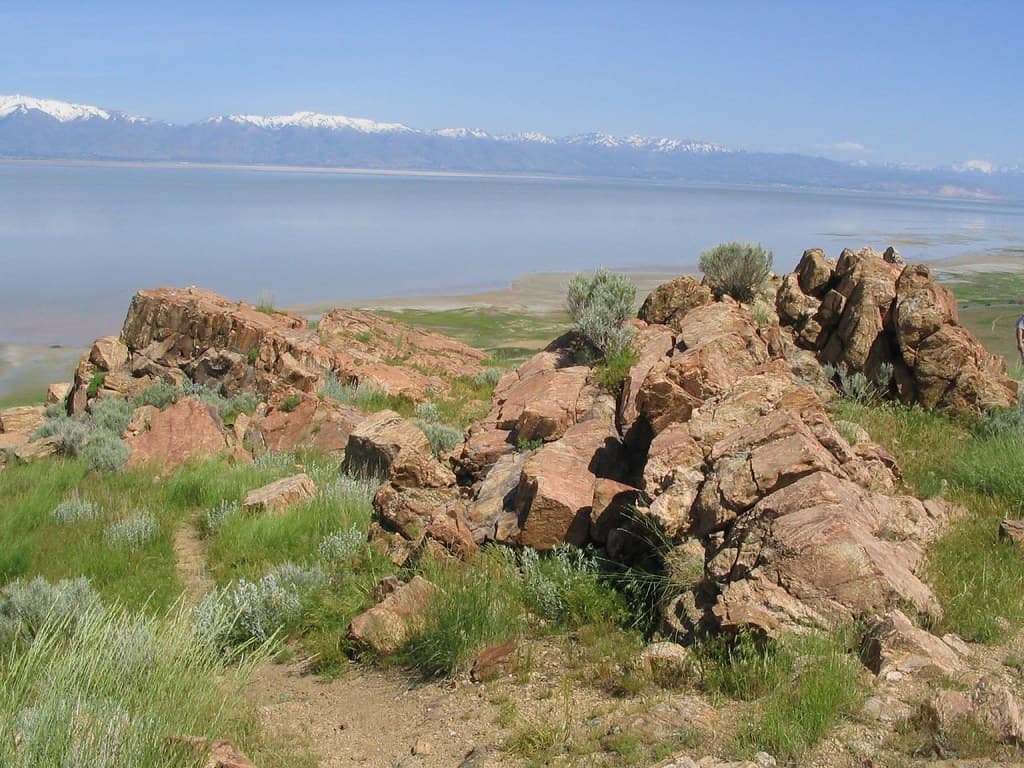 Great Salt Lake from Antelope Island State Park, Utah