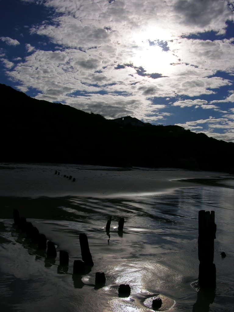Wrecked Ship near Vancouver Spring, Frenchman Bay