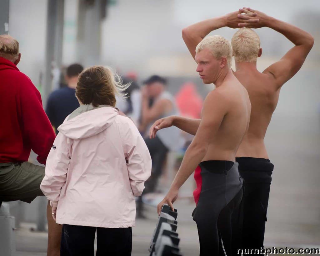 Surfers - Preparing for Hurricane Irene - Far Rockaway - NYC - 2011
