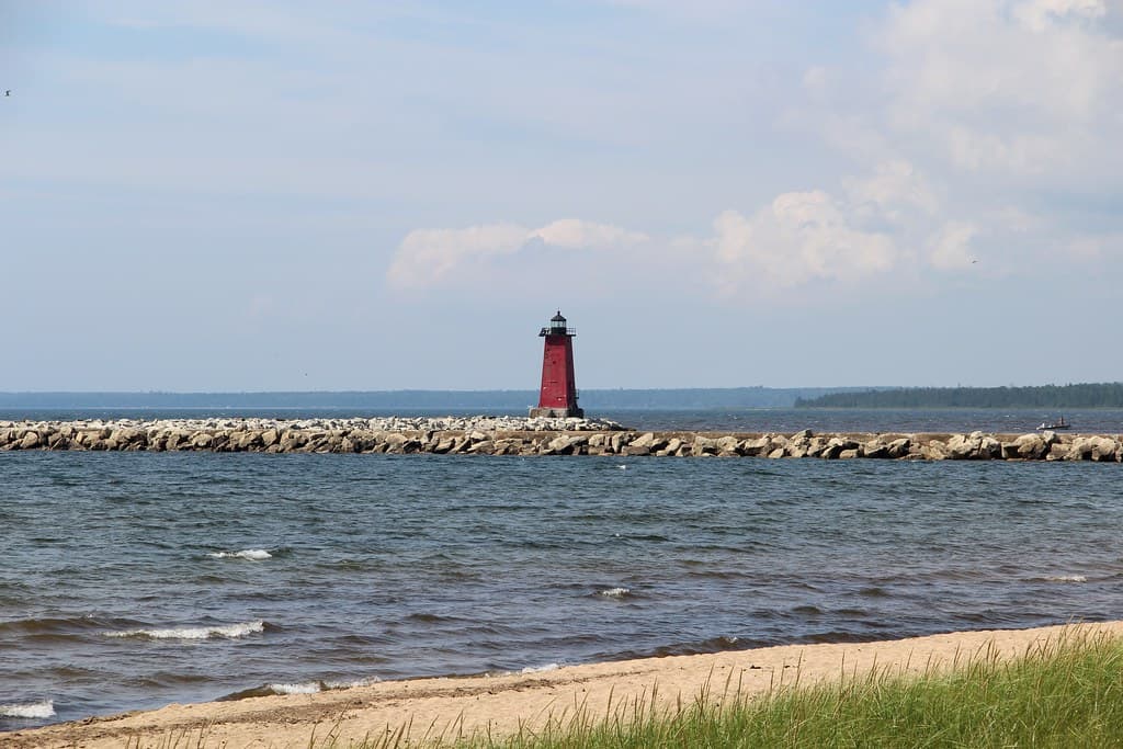 Manistique East Breakwater Beach
