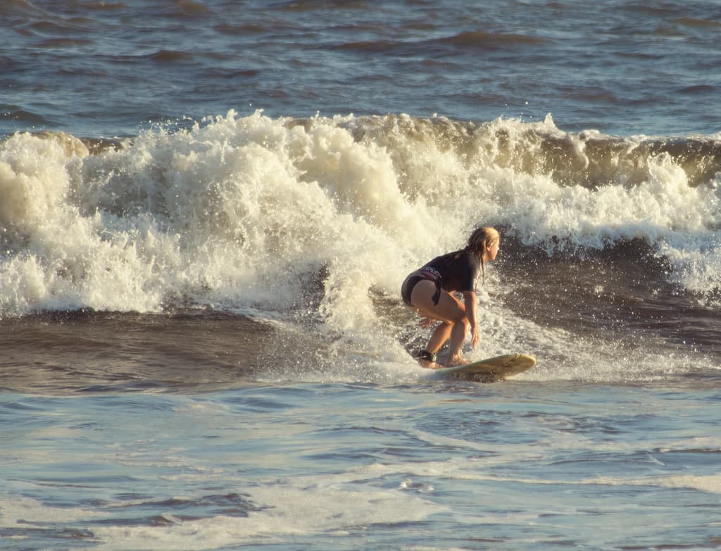 Surfing Second Beach Pre-Irene