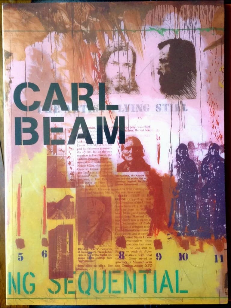Carl Beam - 'The Poetics of Being' front book cover
