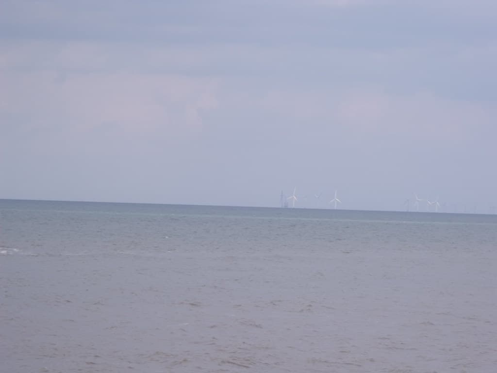 Hunstanton - The Seaside - windmill farm