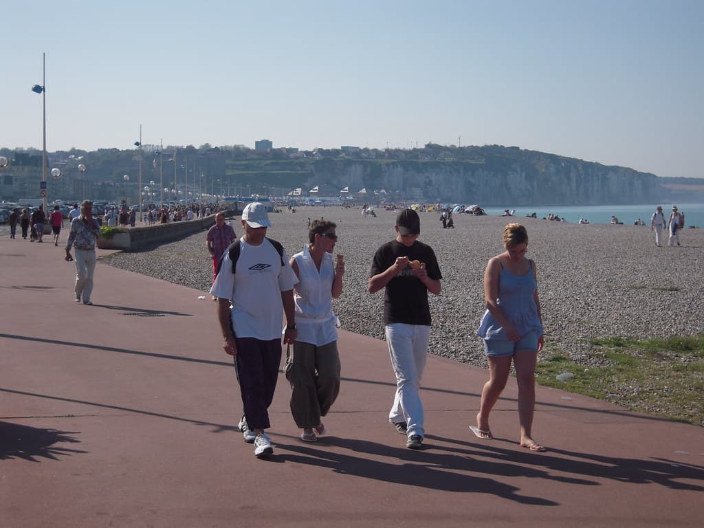 LA PLAGE DE DIEPPE