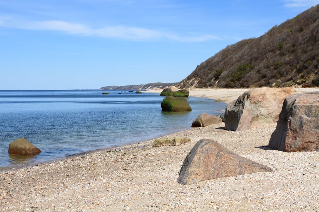 Glacial Erratics and Coastal Bluff