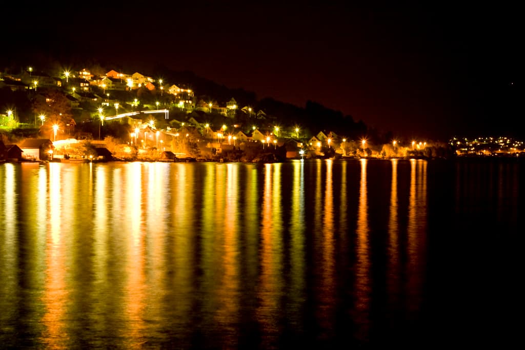 Rosendal by night