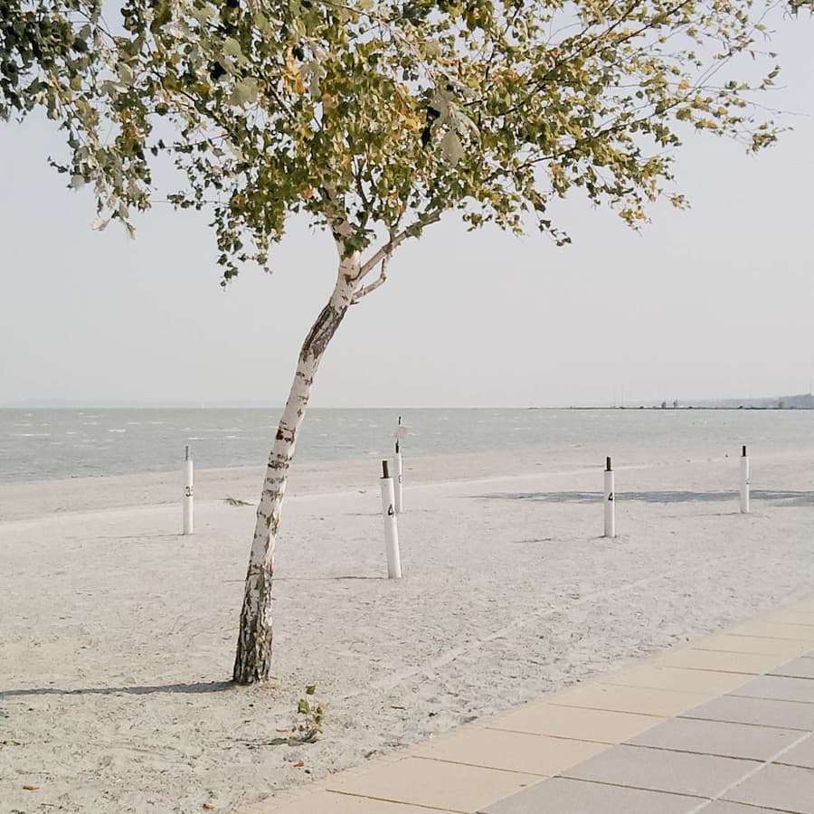 Fonyód Main Beach — photo by Kikasz