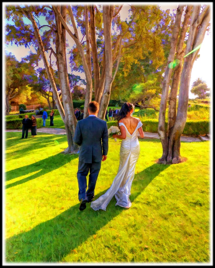 A Wedding Day Stroll