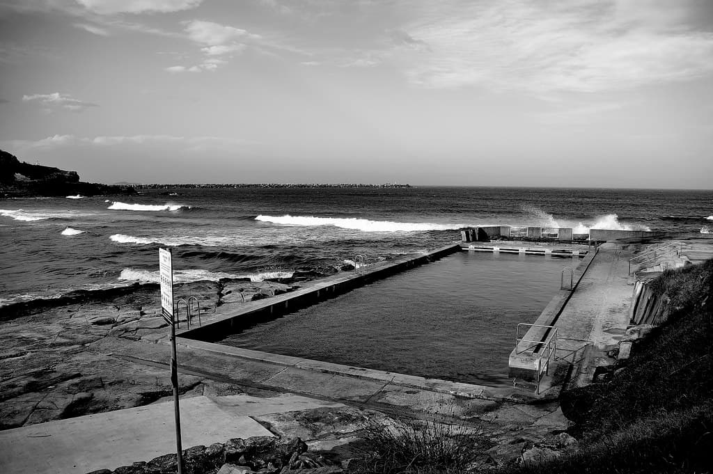The ocean pool @ Main Beach, Yamba.