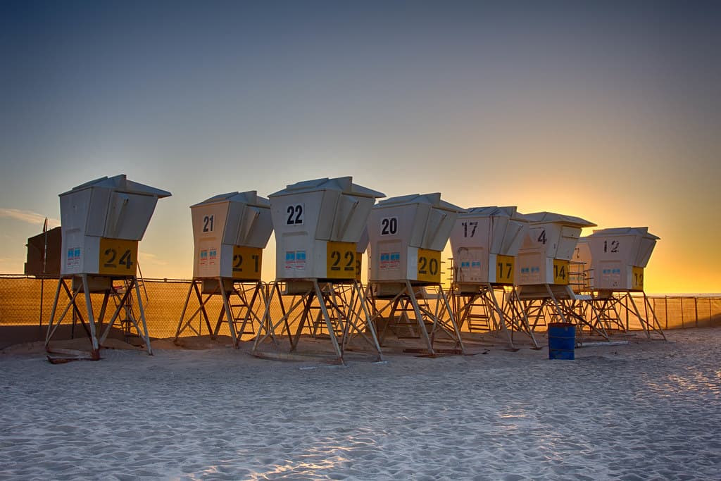 Mission Beach Lifeguard Towers Storage Lot