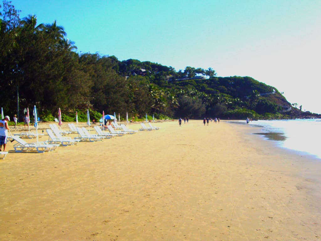 Port Douglas beach and the headland.