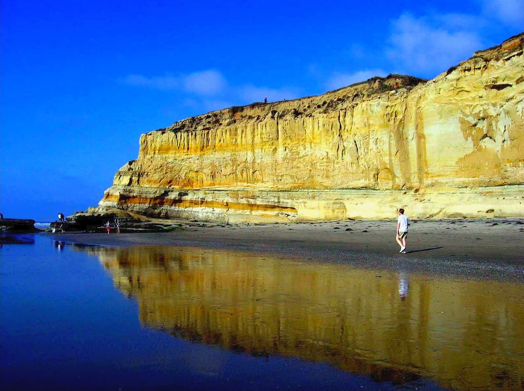 Torrey Pines Cliffs Aglow, San Diego