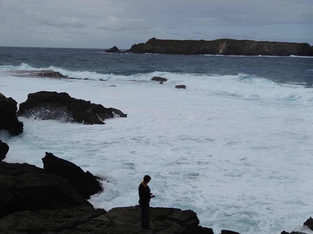 Norfolk Island. Coast near Kingston.