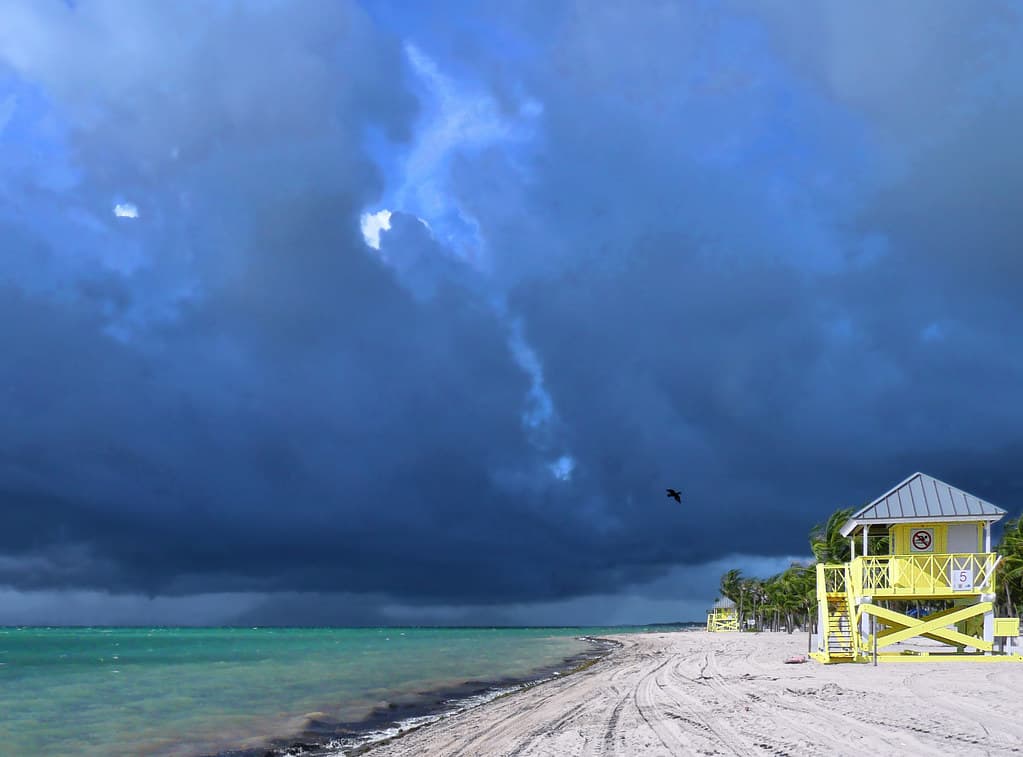 Ahead of the storm front - Key Biscayne