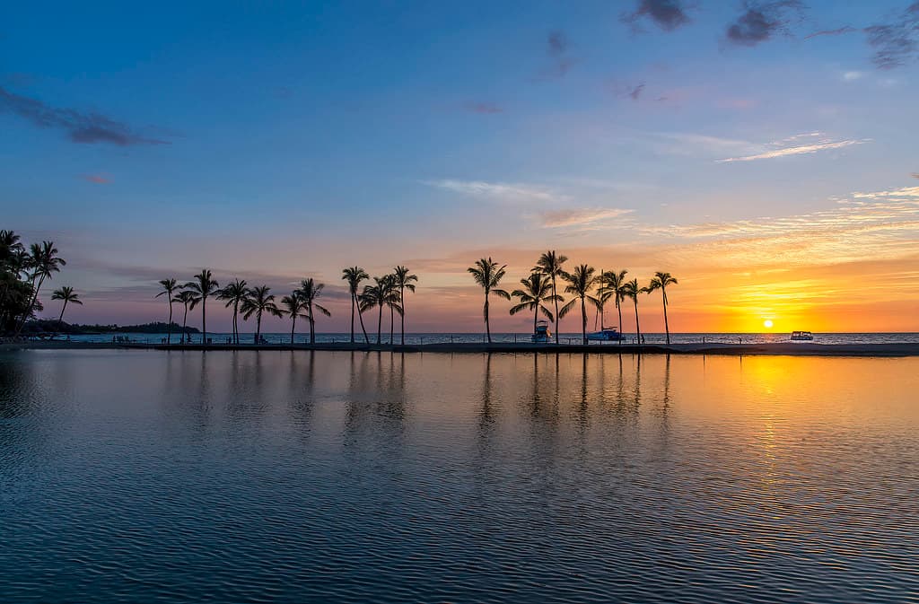 Anaeho’omalu Bay Sunset