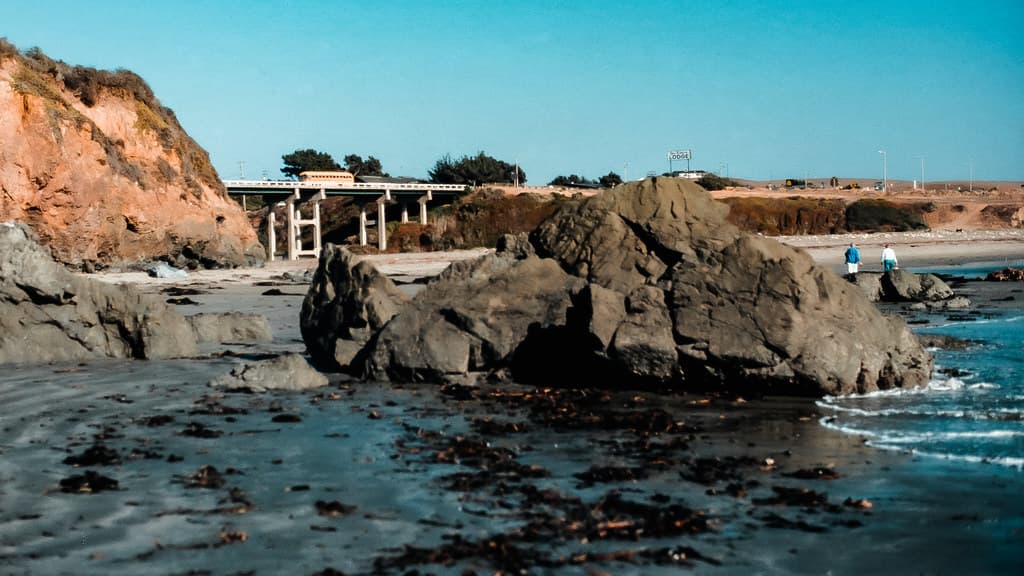 Cycle tour of California - Pico Creek Beach