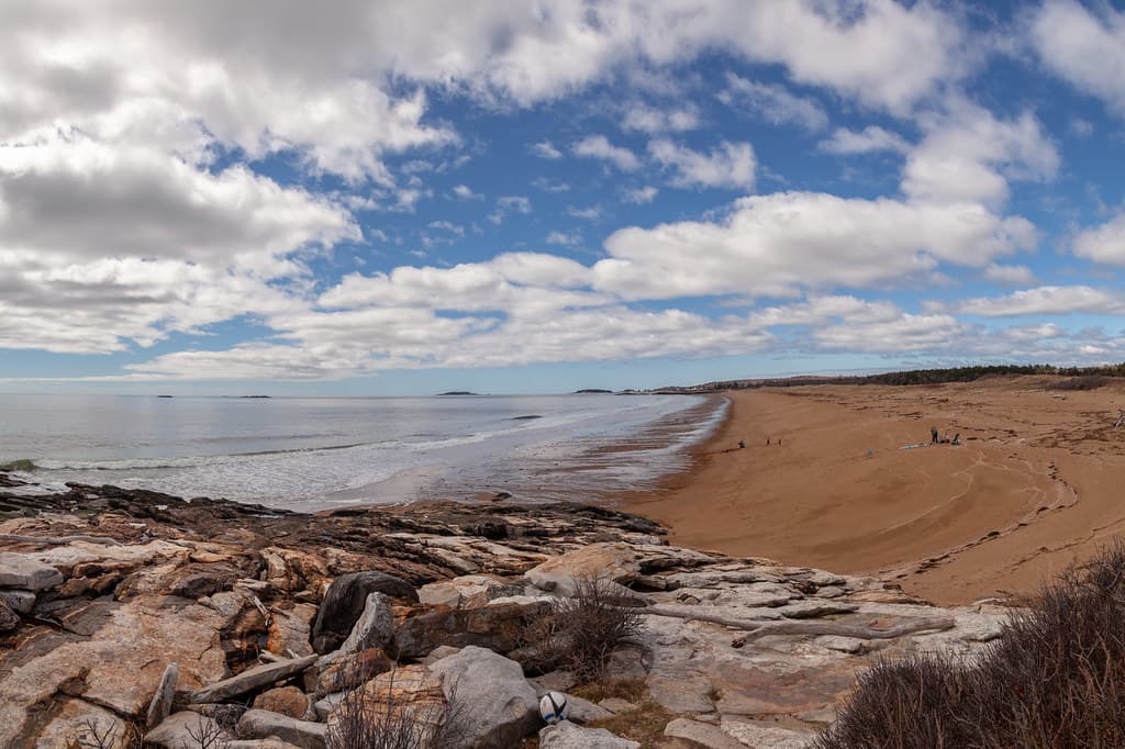 Clouds, Sand, And Water