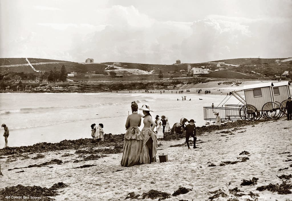 September 1886 - No. 465 "COOGEE BAY, SYDNEY", New South Wales, Australia (cropped & restored version)