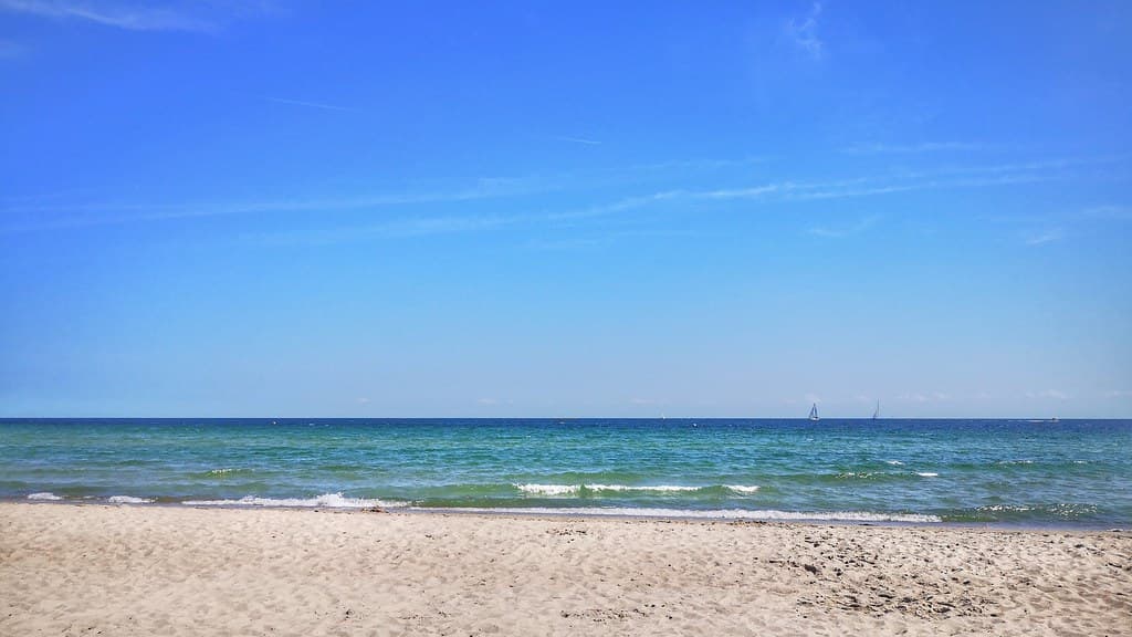 Klausdorf Beach — photo by Mike Bonitz