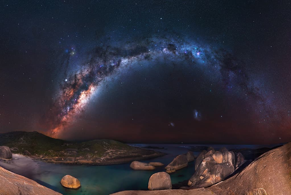 Milky Way at Elephant Rocks - Denmark, Western Australia