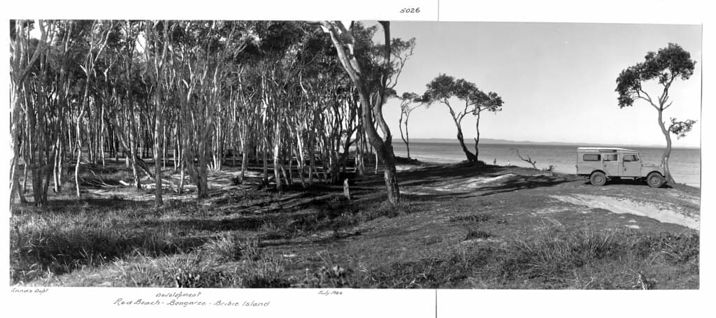 Red Beach, Bongaree, Bribie Island, July 1964